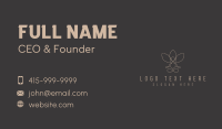 Meditation Lotus Yoga Business Card Preview