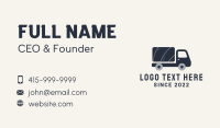 Logistics Delivery Truck Business Card Preview