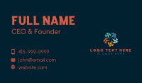 Multicolor Community People Business Card Preview