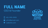 Blue Car Mechanic  Business Card Image Preview
