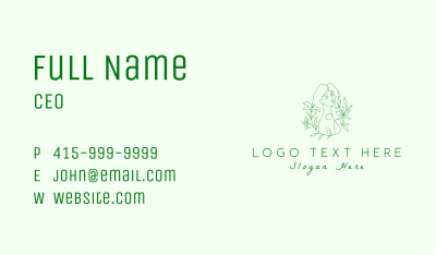 Natural Female Wellness Body Business Card Image Preview