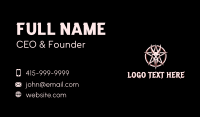 Demonic Skull Occult Business Card Preview