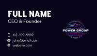 Race Car Garage Business Card Image Preview