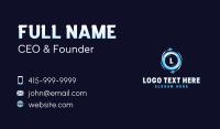 Logistic Rotation Arrow  Business Card Preview