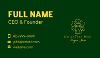 Yellow Flower Lady  Business Card Preview