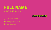 Urban Graffiti Business Business Card Image Preview
