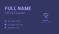 Heart Human Marathon Business Card Design