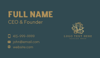 Gold Gemstone Jewelry Business Card Image Preview