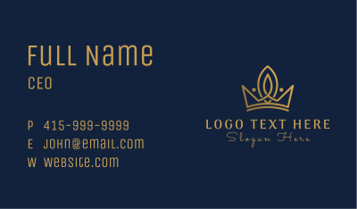 Deluxe Crown Jeweler Business Card Image Preview