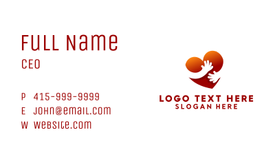 Community Heart Foundation Business Card Image Preview