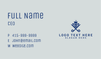 Castle Scissors Barbershop  Business Card Image Preview