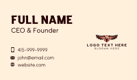 Vintage Mechanic Tool Wings Business Card Preview