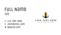 Anchor Lighthouse Port Business Card Image Preview