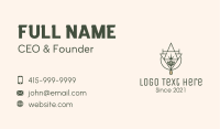 Herb Leaf Droplet Business Card Image Preview