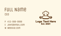Chef Rolling Pin Bakery Business Card Image Preview