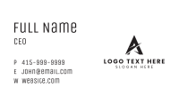 Simple Abstract Letter A Business Card Image Preview