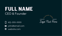 Cursive Handwriting Business Business Card Image Preview