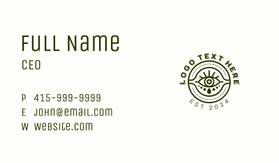 Spiritual Moon Eye Business Card Image Preview