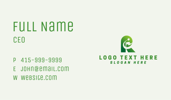 Golf Course Golf Flag Business Card Design Image Preview