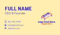 Toy Piano Keyboard Business Card Image Preview