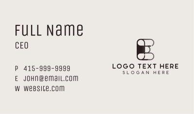 Media Startup Tech Letter E Business Card Image Preview