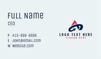 Pointing Arrow Letter A Business Card Image Preview