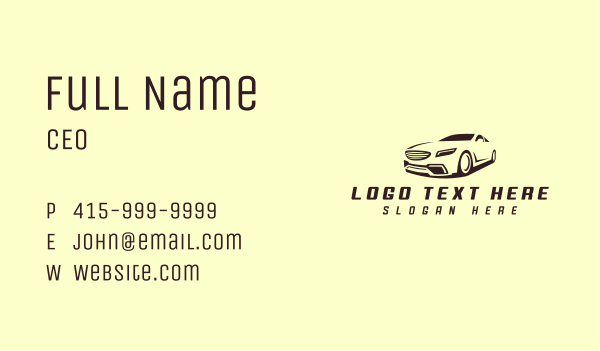 Car Auto Vehicle Business Card Design Image Preview