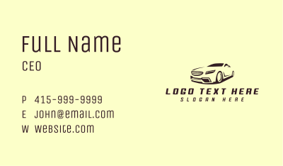 Car Auto Vehicle Business Card Image Preview