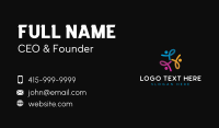Community Humanitarian Support Business Card Design