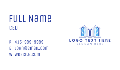 Building City Architecture Business Card Image Preview