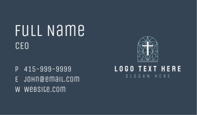 Catholic Church Altar Business Card Image Preview