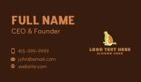 Almond Milk Mascot  Business Card Design