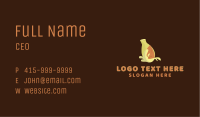 Almond Milk Mascot  Business Card Image Preview