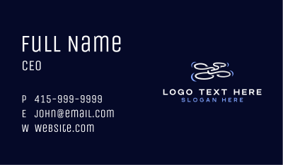 Drone Media Technology Business Card Image Preview