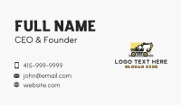 Quarry Mining Excavator Business Card Image Preview