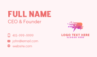 Pixelated Speech Bubble Business Card Image Preview