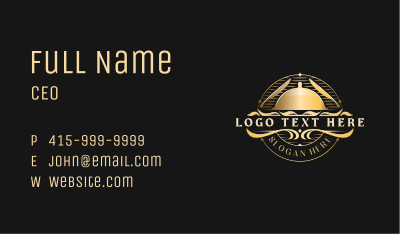 Cloche Knife Restaurant Business Card Image Preview