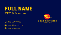 Paper Plane Bolt Business Card Image Preview