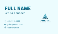 Technology Pyramid Business Business Card Design