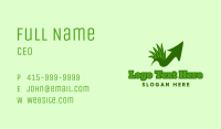 Green Grass Grow Arrow Business Card Image Preview