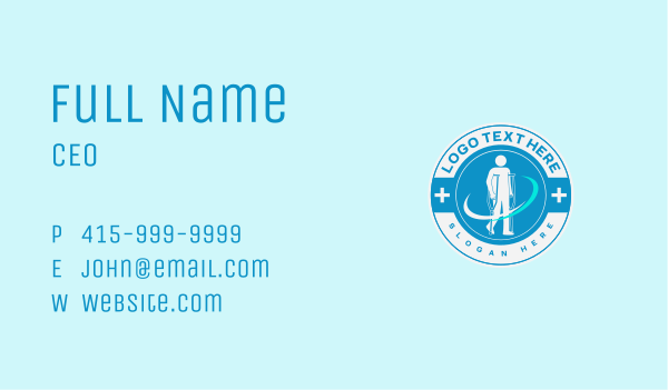 Medical Rehabilitation PWD Business Card Design Image Preview