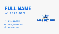 Skimboarding Athletic Fitness Business Card Preview