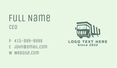 Armed Military Truck Business Card Image Preview