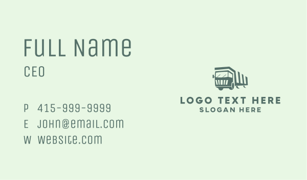 Armed Military Truck Business Card Design Image Preview