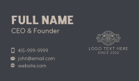 Hipster Carpentry Hammer  Business Card Preview