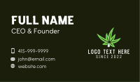 Medical Marijuana Droplet Business Card Image Preview