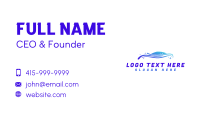 Car Swoosh Cleaning Business Card Image Preview