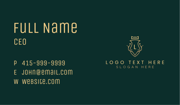 Monarch Shield Boutique Business Card Design Image Preview