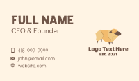 Livestock Sheep Origami Business Card Image Preview