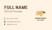 Livestock Sheep Origami Business Card Image Preview